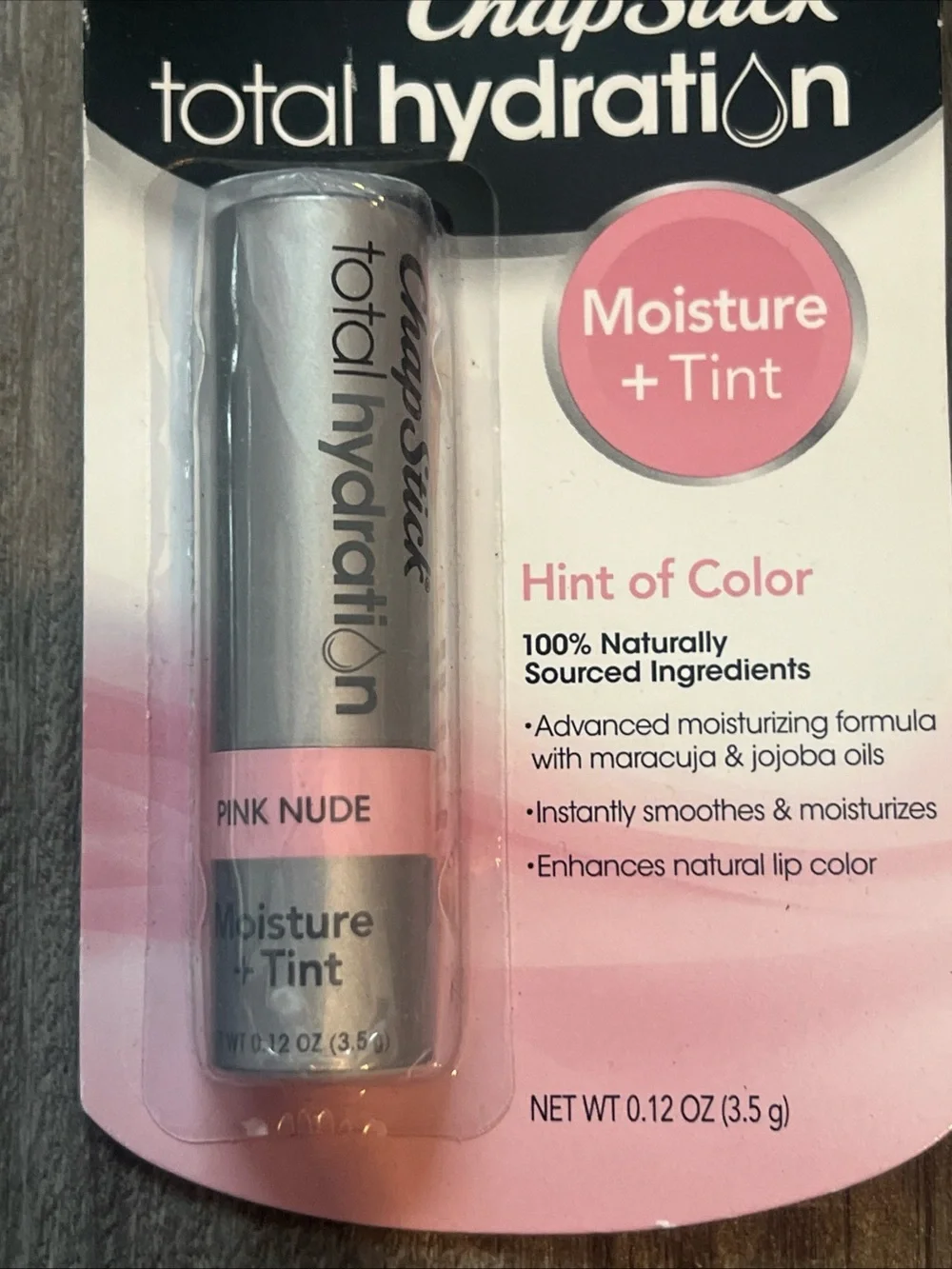 Chapstick Total Hydration Moisture + Tint Lip Balm - Pink Nude